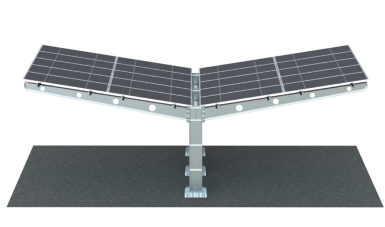 1本足カーポート架台(8台用)