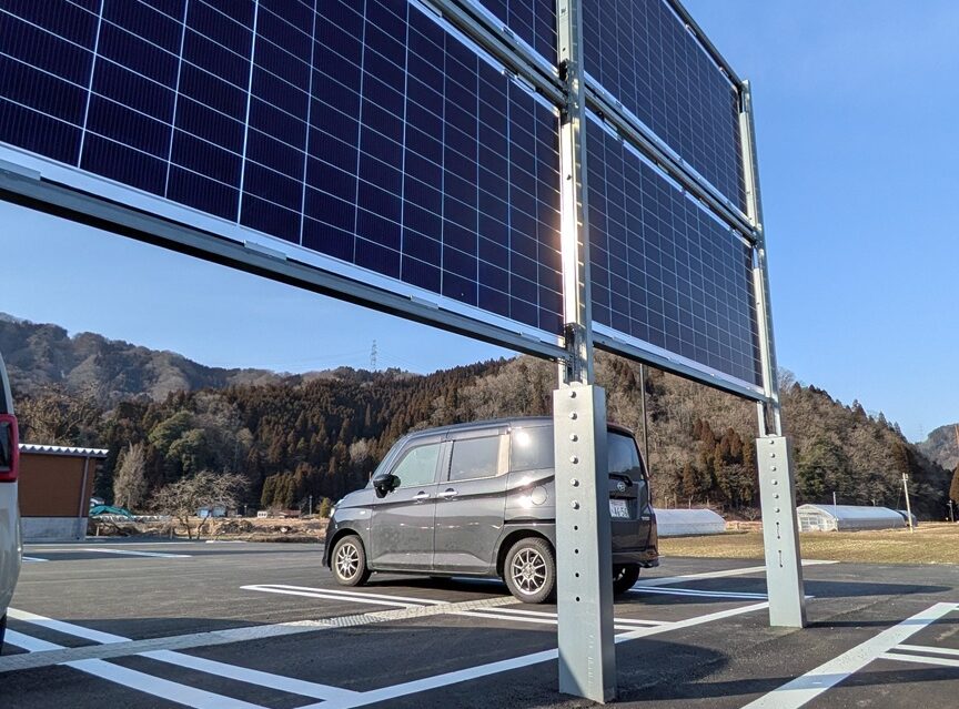 垂直型カーポート用架台