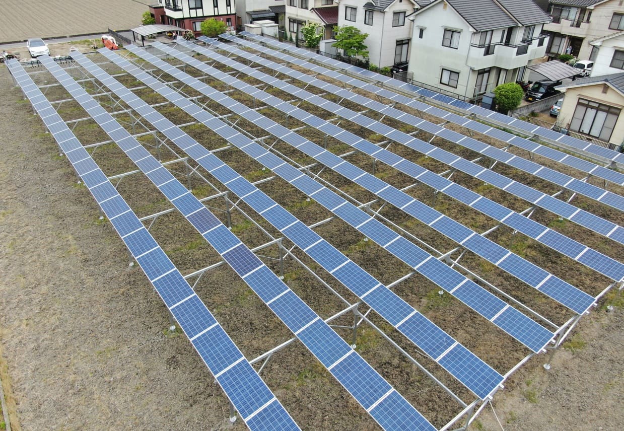 岡山県倉敷市_藤棚型ソーラーシェアリング